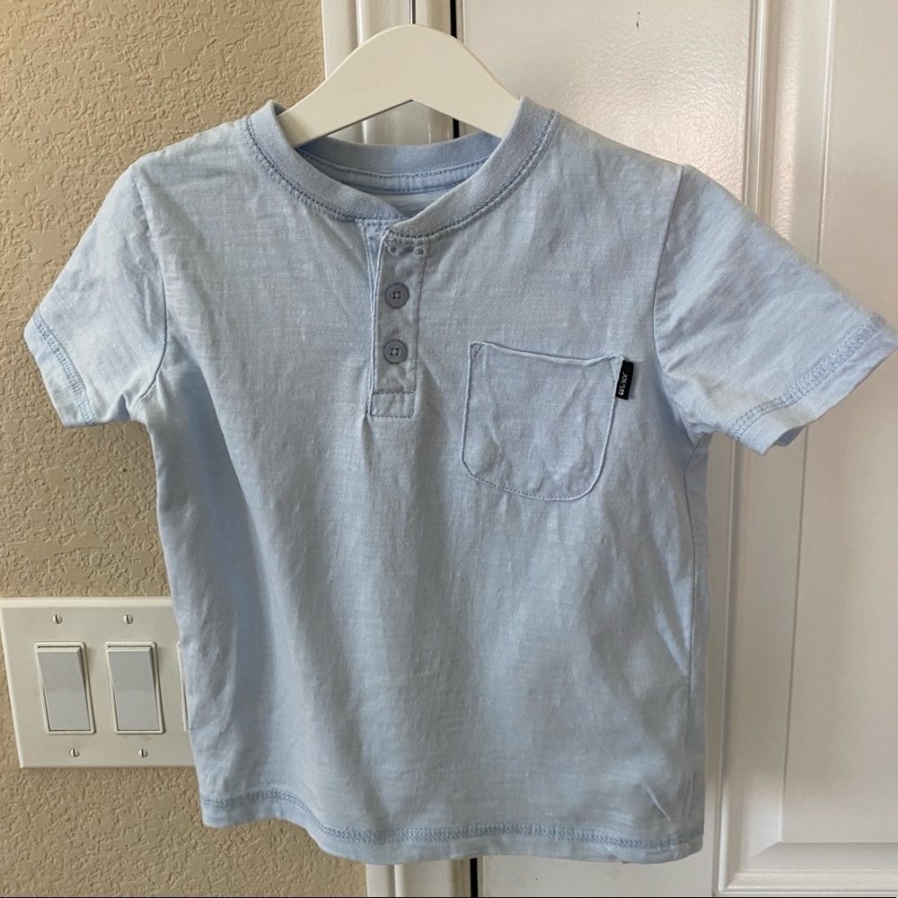 Joe’s Boys Pale Blue Short-Sleeved Tee 5 Years